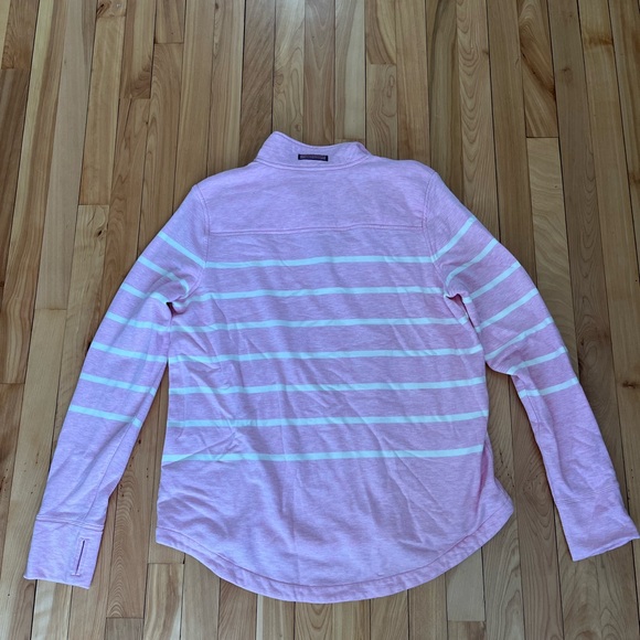 Vineyard Vines Shep Shirt Nantucket pink/white Womens L - Picture 5 of 6